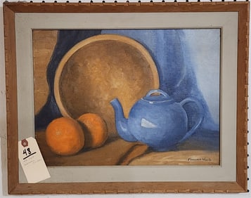 Framed O/B Sgnd Florence Woods 12" X 16" w/Frame 15 3/4" X 19 3/4"