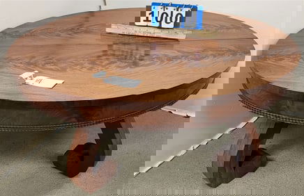 Empire Mahog Coffee Table 17 1/2" H X 37" W X 31" D