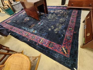 Deco Chinese Rug 9'11" X 13' 6"