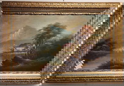 Framed O/C Landscape 22" X 36 1/2" w/Frame 31" X 44 1/2"