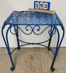 Wrought Stand 20 1/2" H X 18 1/2" Sq.