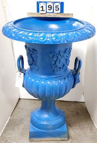 Cast Iron Urn 30" H X 22 1/2" Diam.