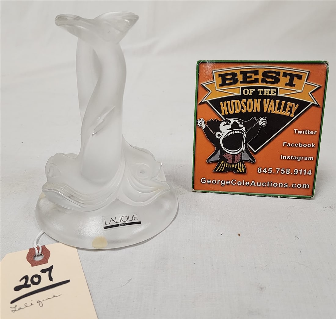 Lalique Double Fish Sculpture (1 of 3)