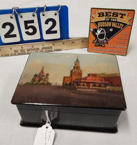 Russian Lacquer Bx 2 3/4" H X 6" W X 4 1/2" D