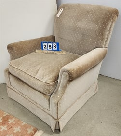 Uphols. Club Chair 34" H X 34" W X 24" D