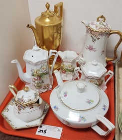 Tray Tea Pots , Limoges, Czech, German