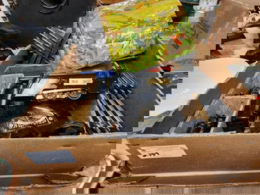 Bx'd Vintage Marx 7 Pc. Train Set Commodore Vanderbilt + Accessories