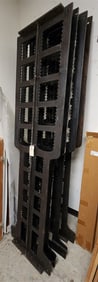 Cast Iron 4 Pc. Panels 29" H X 7' L Used As Shelving Or A Sculpture