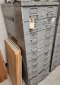 Metal 10 Drawer File Cabinet