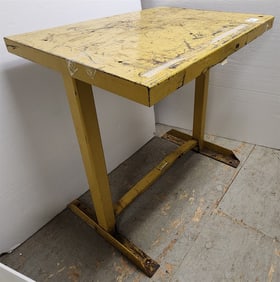 Metal Work Bench 36" H X 36" W X 26" D