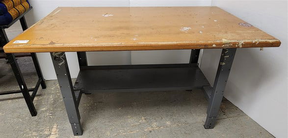 Work Bench 35 1/2" H X 5' W X 35" D