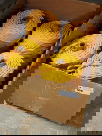 Bx 4 Spools 1/4" Twisted Poly/Cotton Rope 600' Ea.