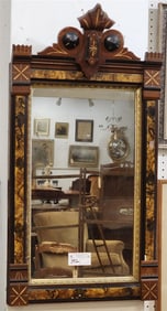 Vict. Framed Mirror 36" X 19"