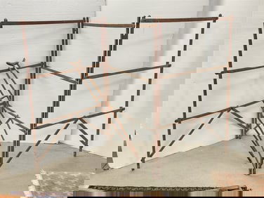 Prim. 3 Fold Quilt Rack 58" H X 38" W Ea. Section w/Prim. Crutch