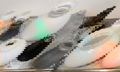 Tray Vintage Glass Lamp Shades