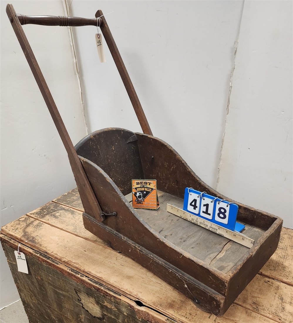 Prim. Child's Push Cart 29" H X 14" W X 31" D (1 of 3)