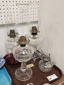 Tray 4 Oil Lamps