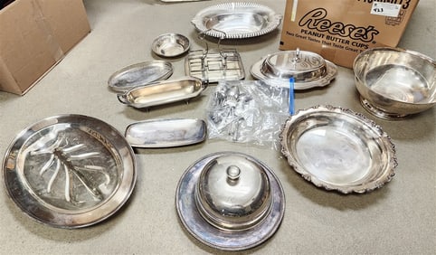 Bx Silverplate Serving Pcs.