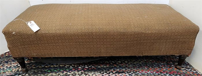 19th C Uphols. Bench 18" H X 5' W X 26" D