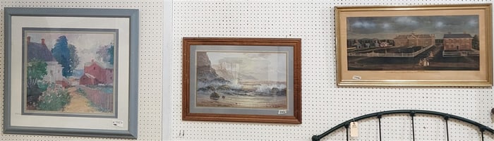 Lot 3 Framed Prints Landscapes 34" X 37", 23" X 33 1/2", 22" X 39 1/2"