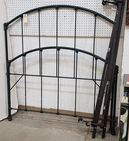 Iron Bed 56 1/2" X 53" W