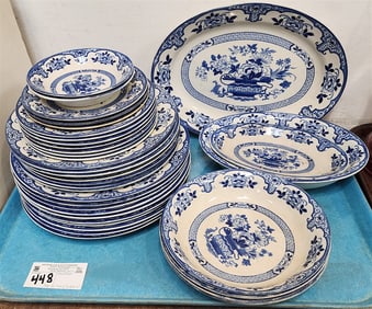 Tray 36 Pc. Wilcox "Bedford" China