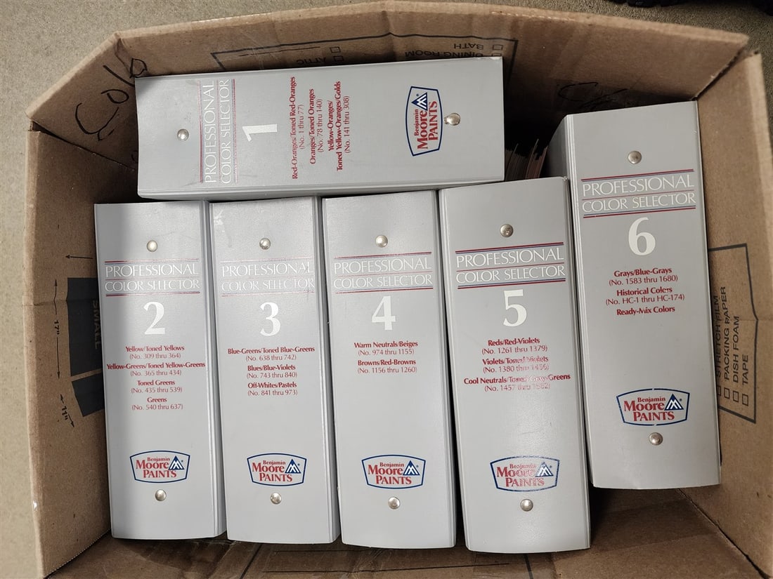 Bx Benjamin Moore Professional Color Selector Binders: Bx Benjamin Moore Professional Color Selector Binders