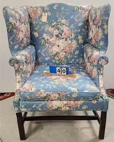 Wing Chair 43" H X 33" W X 23" D