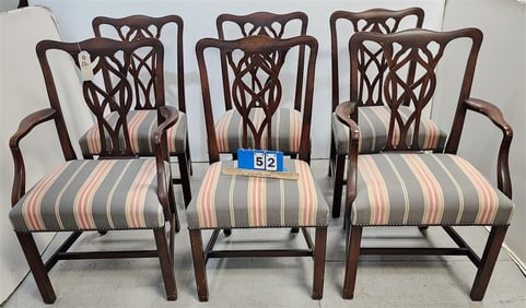 Set 6 Mahog Dining Chairs