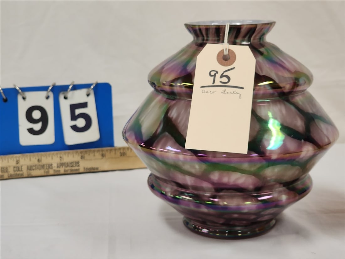 Deco Loetz Glass Vase: Deco Loetz Glass Vase