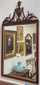 Mahog Framed Mirror 44" X 24"