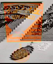 18K Scorpion Pendant w/Diamonds + Enamel 36.4g 1 3/4" Diam.