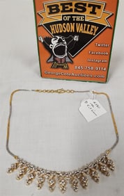 14K Necklace w/5 Ct. Diamonds