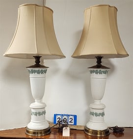 Wedgewood Queenware Urn Lamp 33"