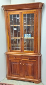 Cherry Corner Cupboard 6'7" H X 42" W