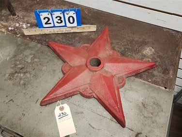 Cast Iron Archit. Anchor Star