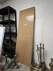 2 Slabs Of Diamond Red Granite 6'5" X 25 1/2 + 3' X 25 1/2"