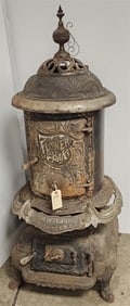 J.M. Wilson Rochester N.Y. Flower City Oak 116 Cast Iron Stove 55"