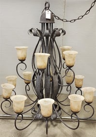 Wrought Chandelier 50" H X 44" Diam.