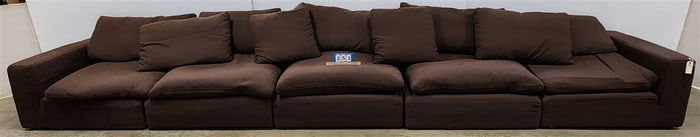 Restoration Hardware 5 Section Sofa 18'5" L X 3'8" D X 3' H
