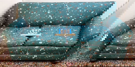 Down Filled Settee 31" H X 5' W X 22" D