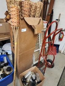 Bx 20 Woven Bamboo Tiki Torches 58"