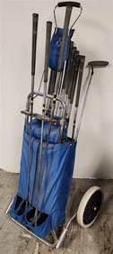 Golf Cart + Clubs