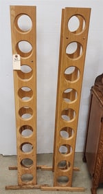 Pr. Wine Racks 54" H X 6" W X 9" D