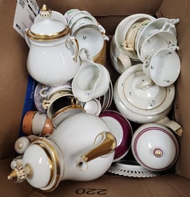 Bx 19th Sprig China, Ironstone Etc.
