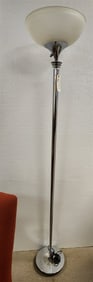 Modern Chrome Floor Lamp 6'