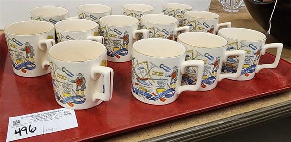 Tray Farmer's Arms Cups