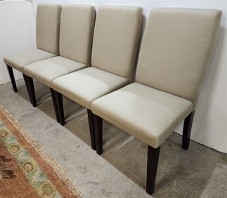 Set 4 Uphols. Parson's Chairs 37" H X 19" W X 17" D