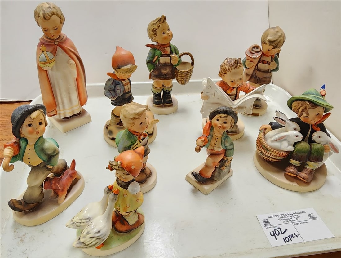 Tray 10 VB Hummels - 58/1, 11/0, 473/0, 97, 3, 70, 66, 51/0, 184, 80: Tray 10 VB Hummels - 58/1, 11/0, 473/0, 97, 3, 70, 66, 51/0, 184, 80