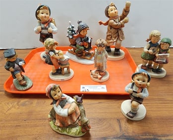 Tray 9 Goebel Hummels - 739/11, 396, 92/11, 319, 336, 322/0, 127, 414, BH 71